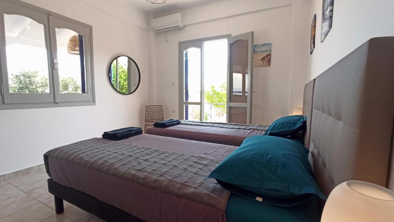 Villa Blue Cocoon - Chrani Messinia Peloponnese- Sea View 800 M From Beach Exterior photo
